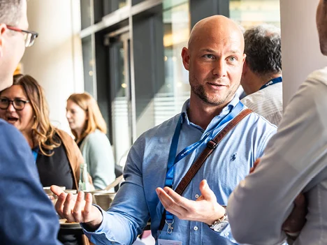 Person beim PM Forum