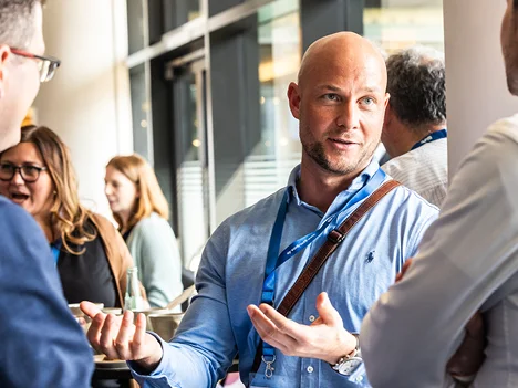 Person beim PM Forum